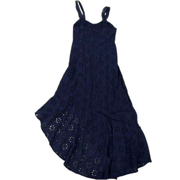 Lulu’s Adoring Days Navy Eyelet Dress Women’s L - Picture 5 of 12